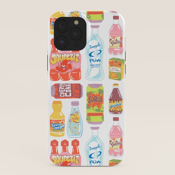 90s Drinks iPhone Case