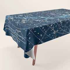 1900 Star Constellation Map - Chart Vintage Poster Tablecloth