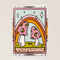 14. Temperance Tarot Mushroom Stationery Card