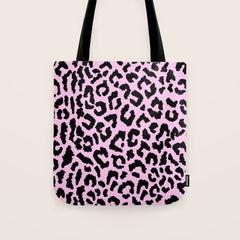 2000s leopard-black on palest pink Tote Bag