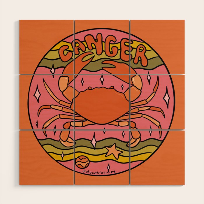 2020 Cancer Wood Wall Art
