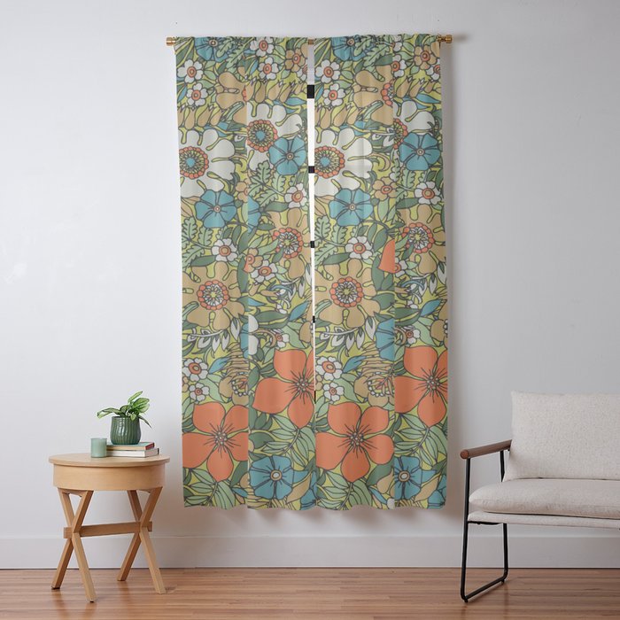 70s Plate Window Curtain