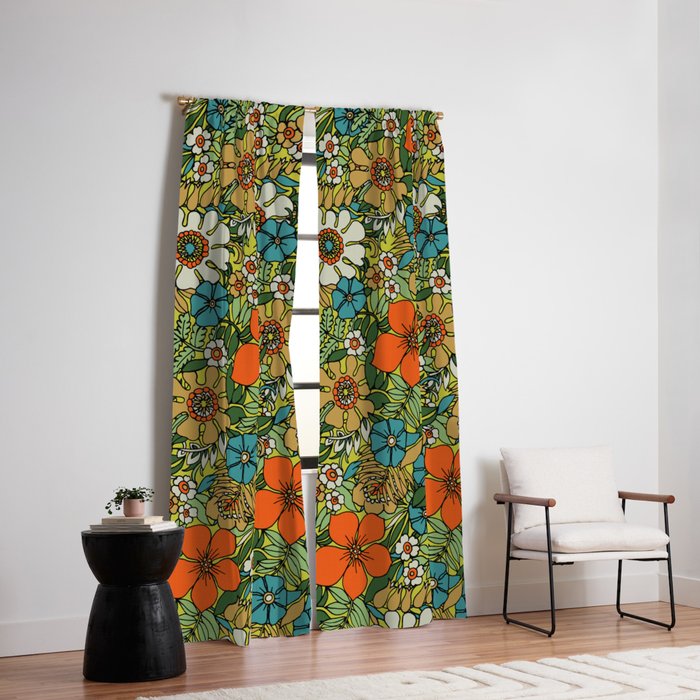 70s Plate Window Curtain