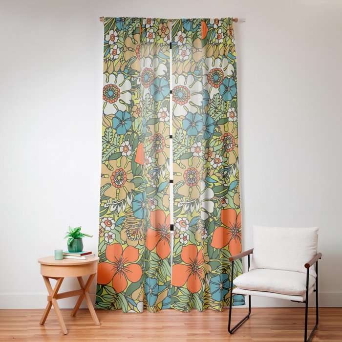 70s Plate Window Curtain