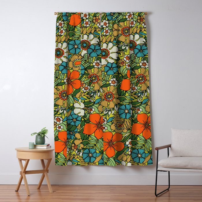 70s Plate Window Curtain