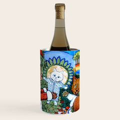 Christmas Gift' Louis Wain Vintage Cat Wine Chiller
