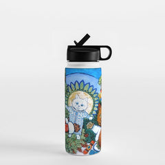 Christmas Gift' Louis Wain Vintage Cat Water Bottle