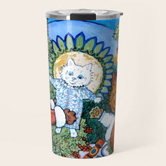 Christmas Gift' Louis Wain Vintage Cat Travel Mug