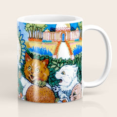 Christmas Gift' Louis Wain Vintage Cat Coffee Mug