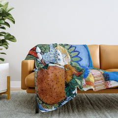 Christmas Gift' Louis Wain Vintage Cat Throw Blanket