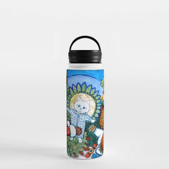 Christmas Gift' Louis Wain Vintage Cat Water Bottle