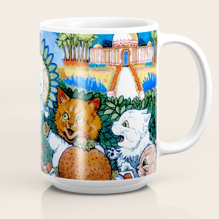 Christmas Gift' Louis Wain Vintage Cat Coffee Mug