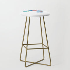 1954 FRENCH RIVIERA Travel Poster Stool