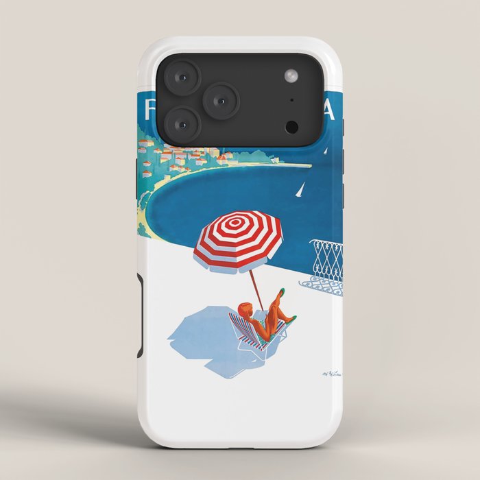 1954 FRENCH RIVIERA Travel Poster iPhone Case