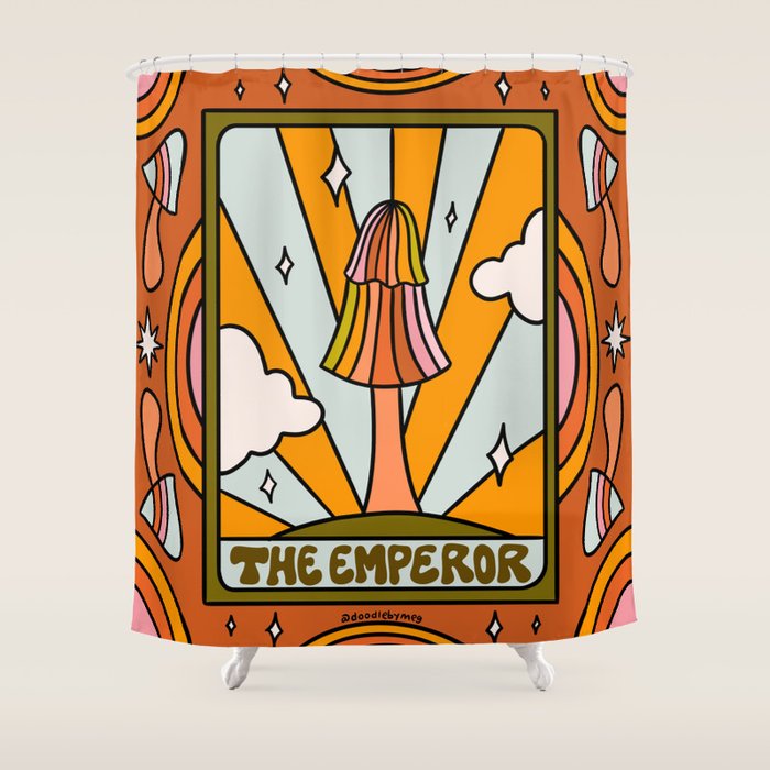 3. The Emperor Mushroom Shower Curtain