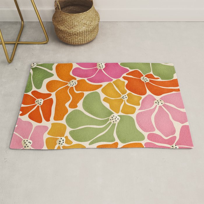 70's Florals Rug