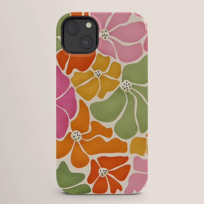 70's Florals iPhone Case