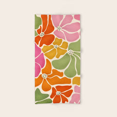 70's Florals Bath Towel