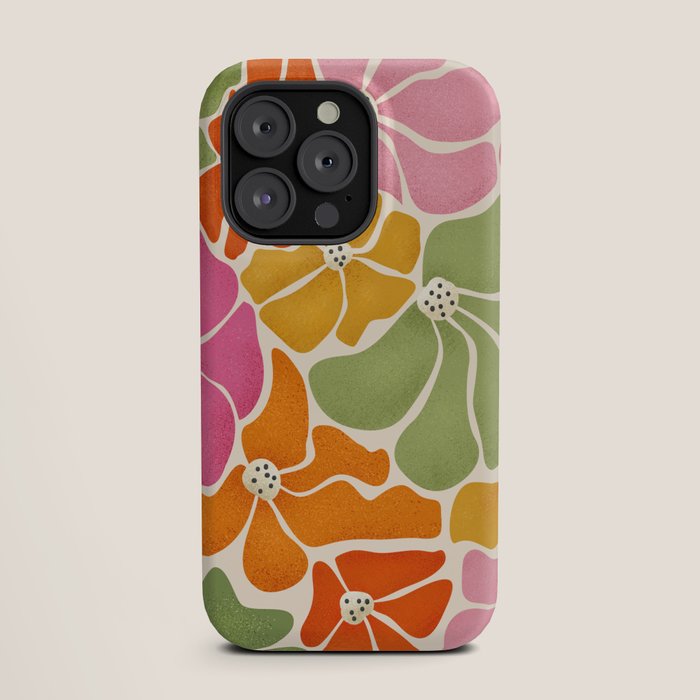 70's Florals iPhone Case