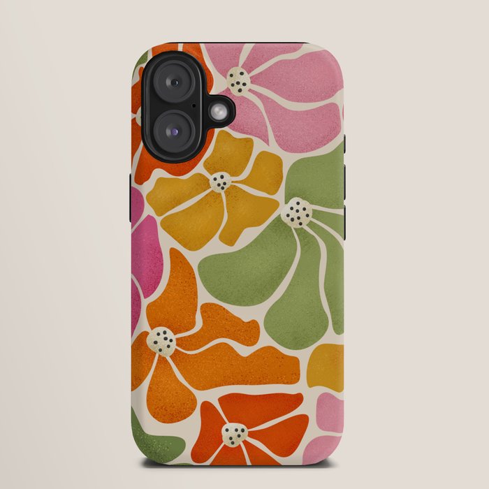 70's Florals iPhone Case