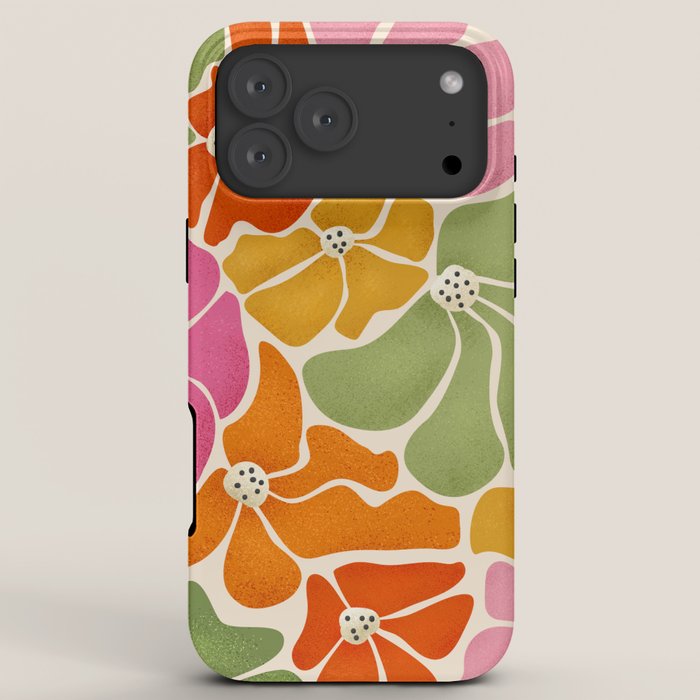 70's Florals iPhone Case