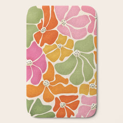 70's Florals Bath Mat