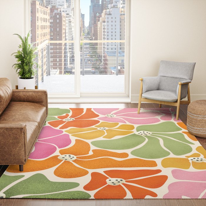 70's Florals Rug