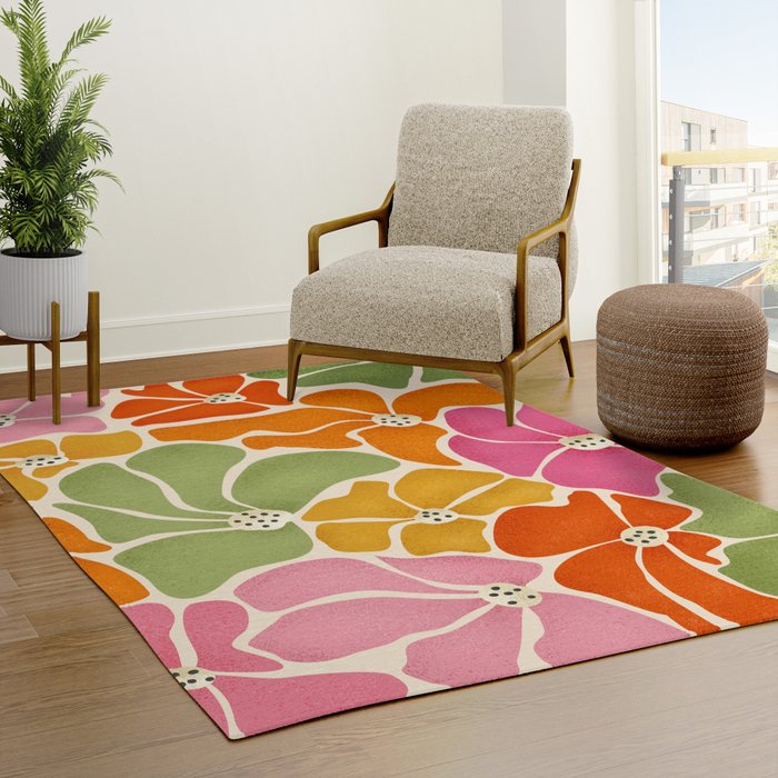 70's Florals Rug