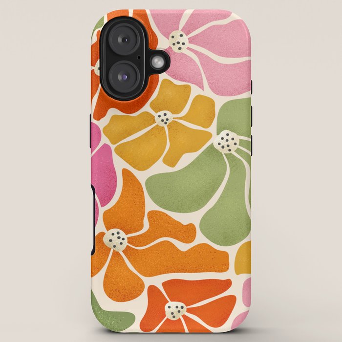 70's Florals iPhone Case