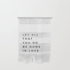 1 Corinthians 16:14 Let All That You Do Be Done In Love Bible Verse Wall Art Scripture Christian Wall Hanging