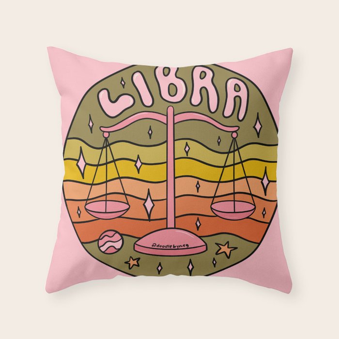 2020 Libra Throw Pillow