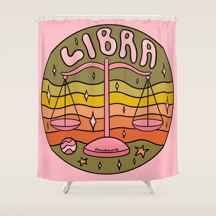 2020 Libra Shower Curtain