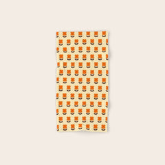 70s Flower Pattern #2 Bath Towel