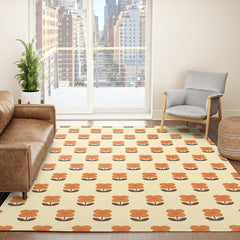 70s Flower Pattern #2 Rug
