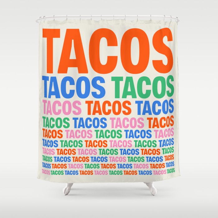 253 Tacos Shower Curtain