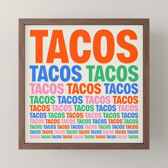 253 Tacos Mini Art Print