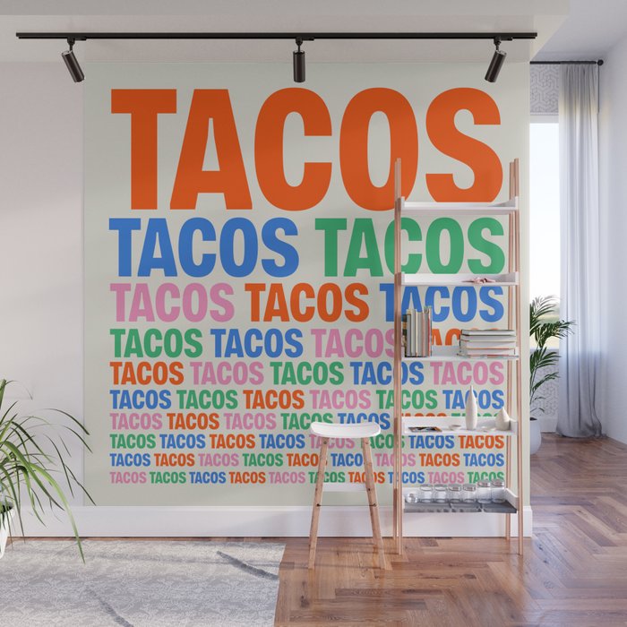 253 Tacos Wall Mural