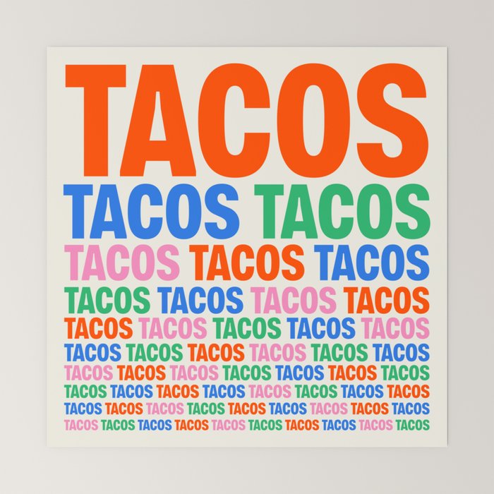 253 Tacos Mini Art Print