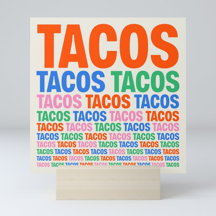 253 Tacos Mini Art Print