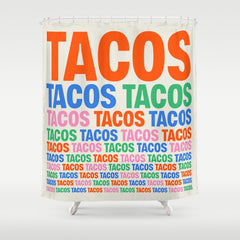 253 Tacos Shower Curtain