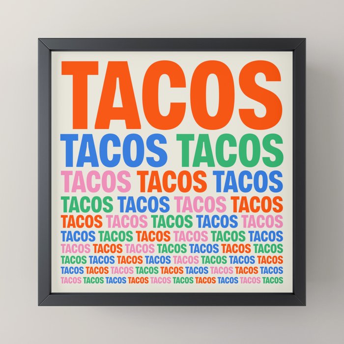 253 Tacos Mini Art Print