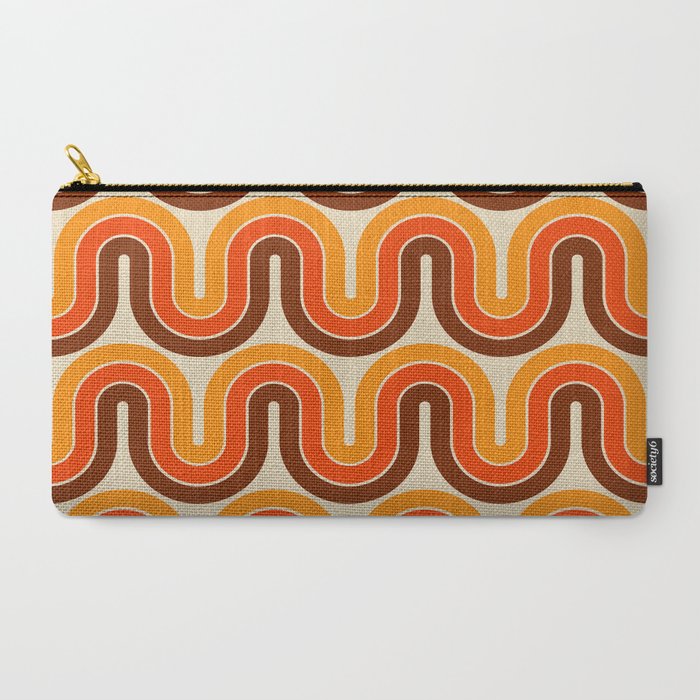 70s Retro Vintage Style 821 Autumn Carry All Pouch