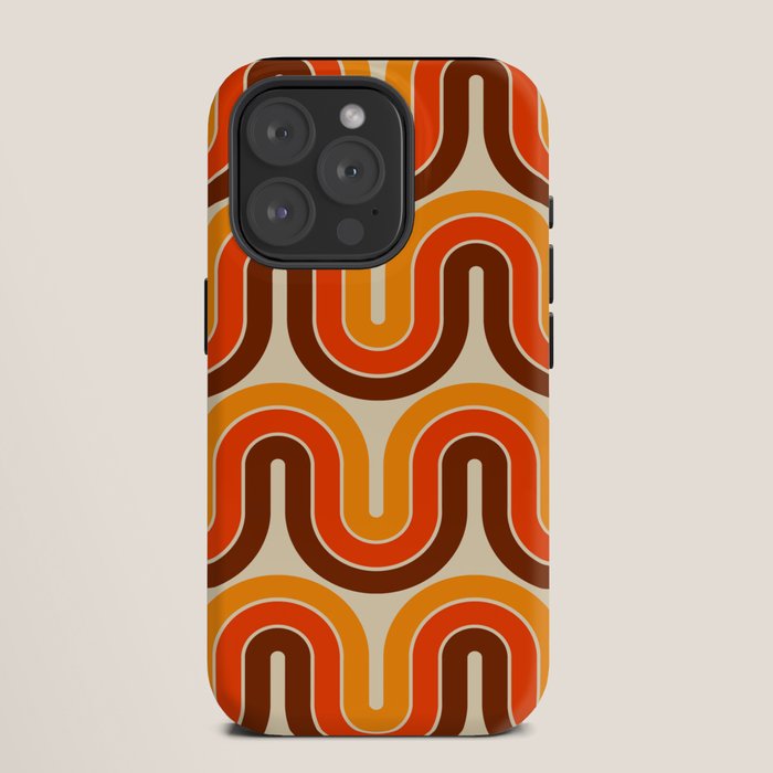 70s Retro Vintage Style 821 Autumn iPhone Case