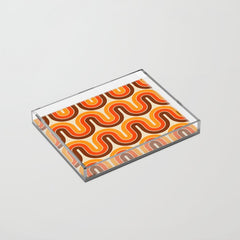 70s Retro Vintage Style 821 Autumn Acrylic Tray