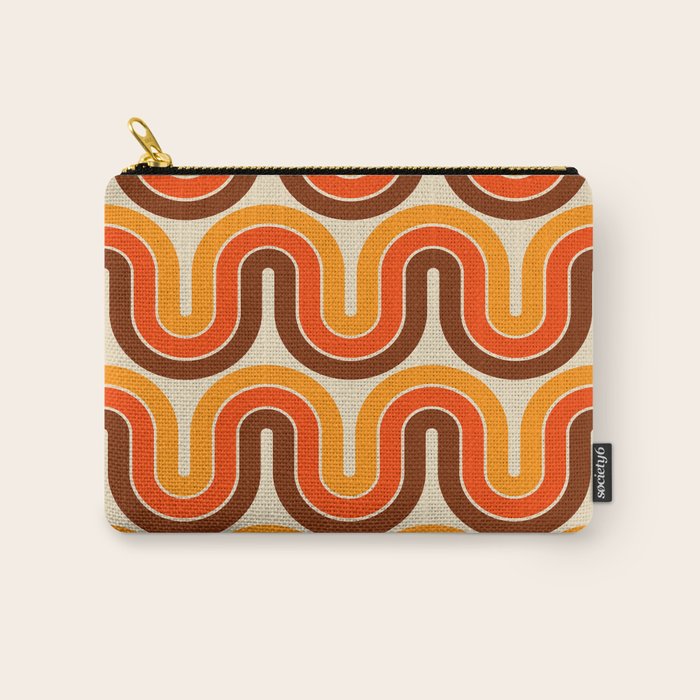 70s Retro Vintage Style 821 Autumn Carry All Pouch