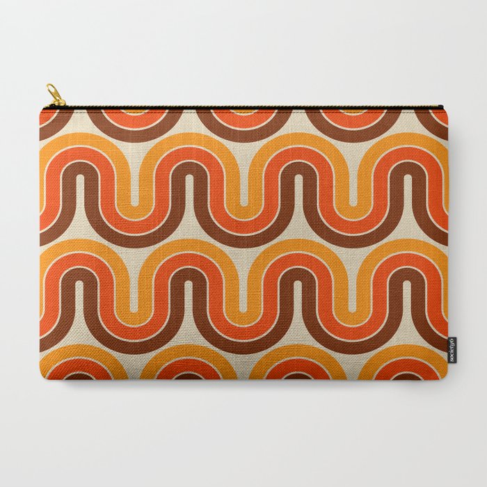70s Retro Vintage Style 821 Autumn Carry All Pouch