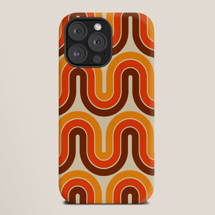 70s Retro Vintage Style 821 Autumn iPhone Case