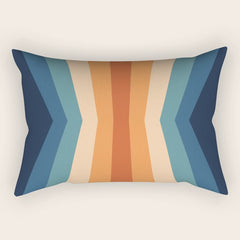 70's Retro Reflection Rectangular Pillow