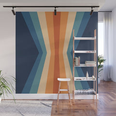 70's Retro Reflection Wall Mural