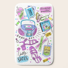 90s Summer  Bath Mat
